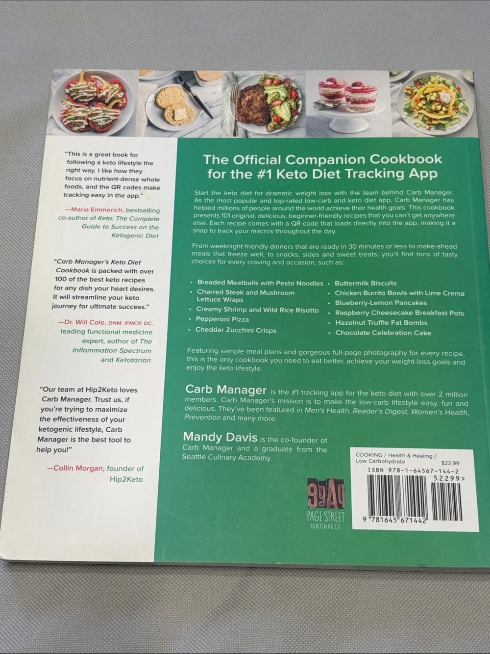 Carb Manager’s App Keto Diet Cookbook